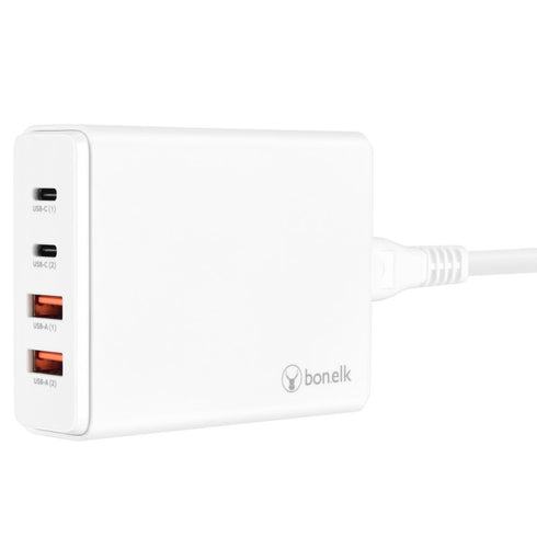 Bonelk Desktop Charger, 2 x USB-C / 2 x USB-A, 65W - Digital3d.com.au